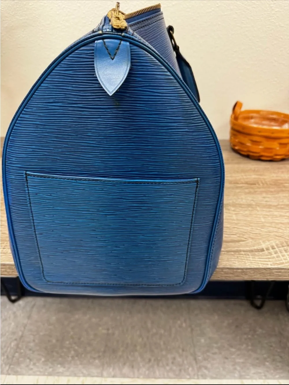 Louis Vuitton Epi Leather Duffel Bag with Certificate of Authenticity